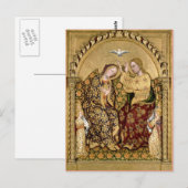 CARTE POSTALE SALVE REINE SAINTE (Devant / Derrière)