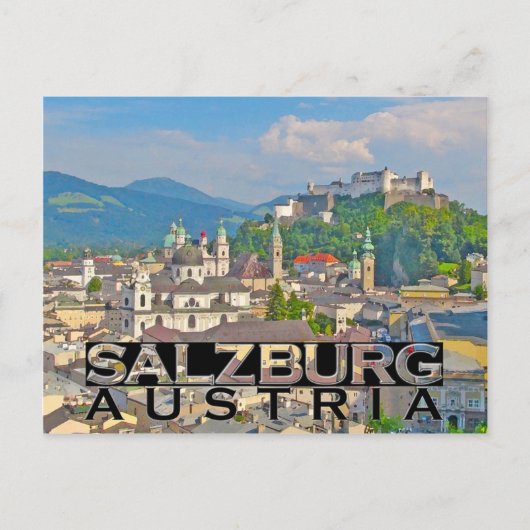 Carte Postale Salzbourg (Devant)