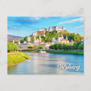 Carte Postale Salzbourg, Autriche
