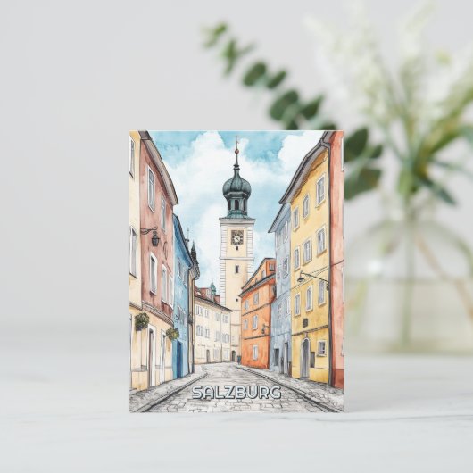 Carte Postale Salzbourg Autriche (Debout devant)