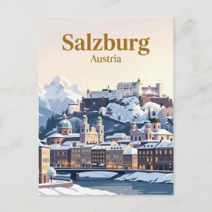 Carte Postale Salzbourg Autriche