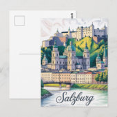 Carte Postale Salzbourg Autriche (Devant / Derrière)