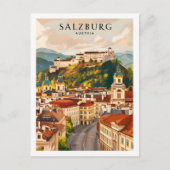 Carte Postale Salzbourg Autriche Lieu de voyage célèbre (Devant)