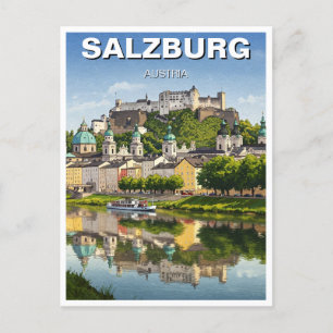 Carte Postale Salzbourg Autriche Voyage