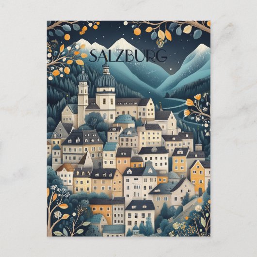 Carte Postale Salzbourg Autriche Voyage (Devant)