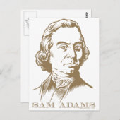 Carte Postale Sam Adams (Devant / Derrière)
