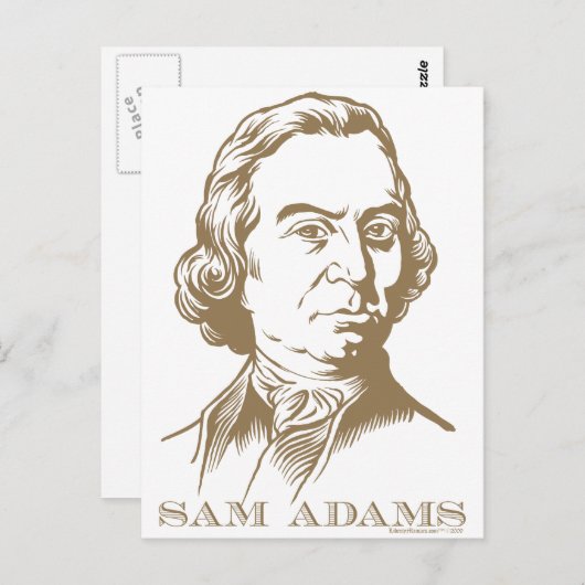 Carte Postale Sam Adams (Devant / Derrière)
