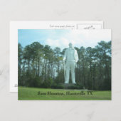 Carte Postale Sam Houston, Huntsville TX (Devant / Derrière)