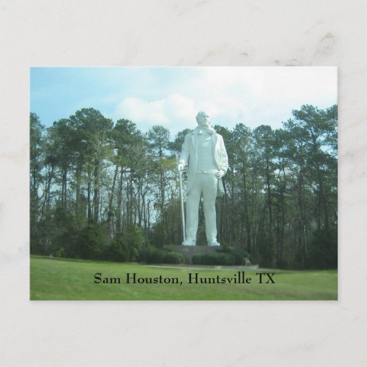 Carte Postale Sam Houston, Huntsville TX (Devant)