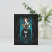 Carte postale "Samara" Steampunk Cyber Fairy (Debout devant)