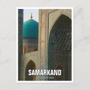 Carte Postale Samarkand Ouzbékistan Travel