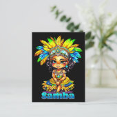 Carte Postale Samba Carnival Girl (Debout devant)