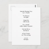 Carte Postale Samedi matin gloire (Devant / Derrière)