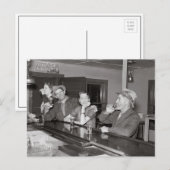 Carte Postale Samedi soir au Salon, 1937 (Devant / Derrière)