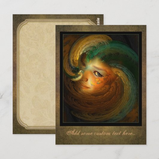 Carte postale Samhain (Devant / Derrière)