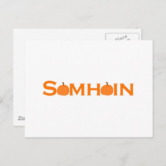 Carte Postale Samhain (Devant / Derrière)