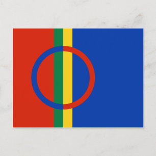 Carte Postale Sami, Finlande