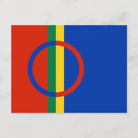 Carte Postale Sami, Finlande (Devant)