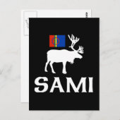 Carte Postale Sami, les personnes de huit saisons (Devant / Derrière)