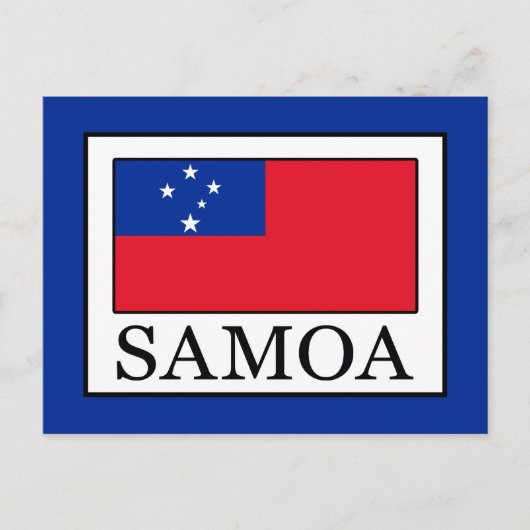 Carte Postale Samoa (Devant)