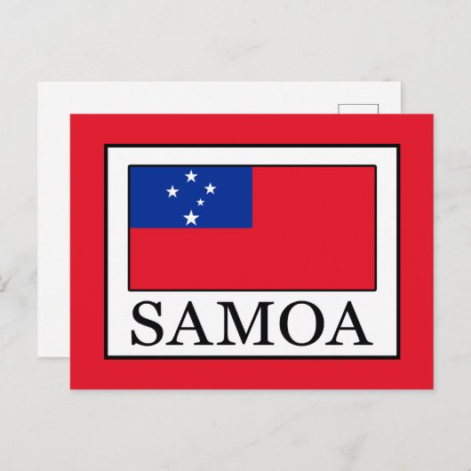 Carte Postale Samoa (Devant / Derrière)