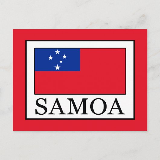 Carte Postale Samoa (Devant)