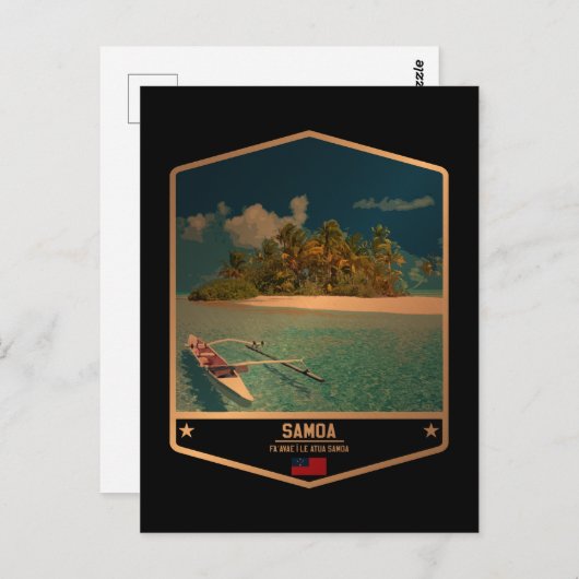 Carte Postale Samoa (Devant / Derrière)