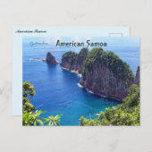 Carte Postale Samoa américaines (Devant / Derrière)