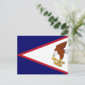 Carte Postale Samoa américaines - Drapeau - (Debout devant)