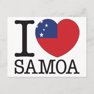 Carte Postale Samoa Love v2