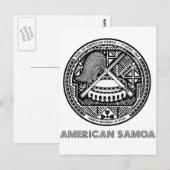 Carte Postale Samoan Emblem (Devant / Derrière)