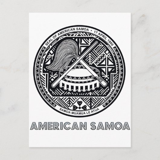 Carte Postale Samoan Emblem (Devant)