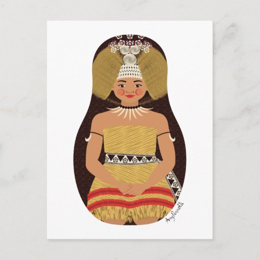 Carte postale samoane Matryoshka (Devant)