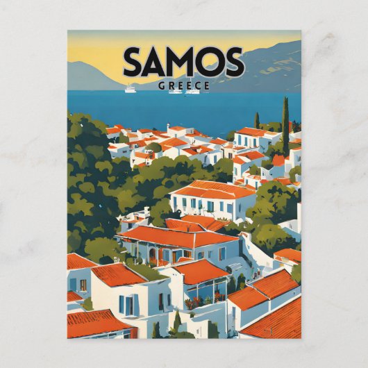 Carte Postale Samos (Devant)