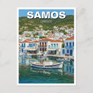 Carte Postale Samos Grèce Travel