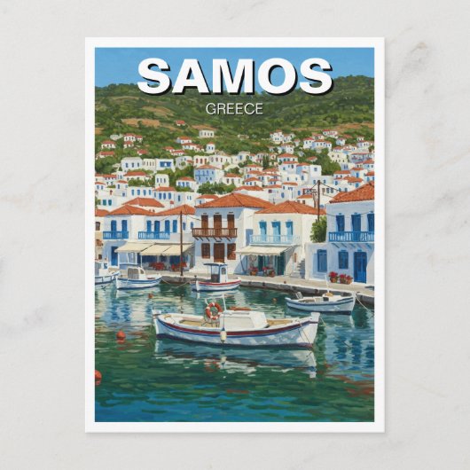 Carte Postale Samos Grèce Travel (Devant)