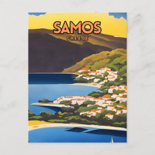 Carte Postale Samos Travel
