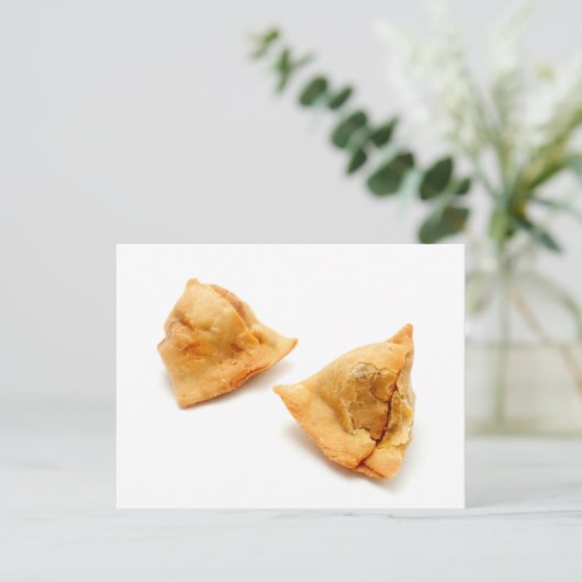 Carte Postale samosas maison (Debout devant)