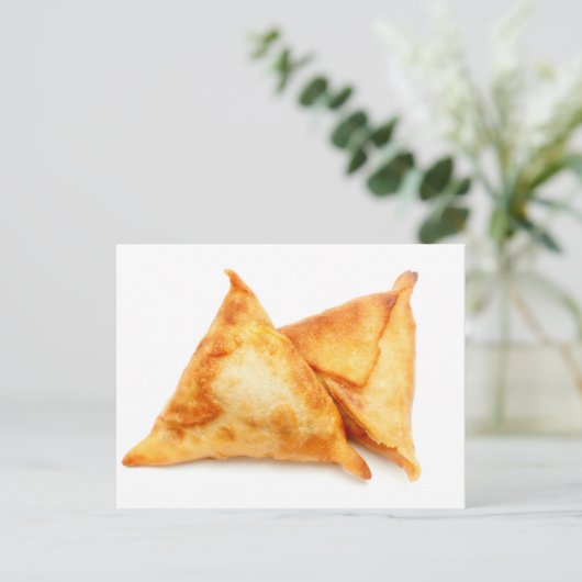 Carte Postale samosas maison (Debout devant)