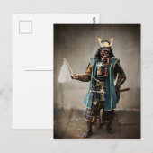 Carte Postale Samouraï japonais dans Commandant Armor (Devant / Derrière)