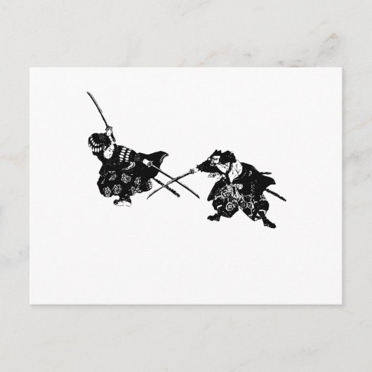 Carte Postale samouraïs (Devant)