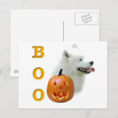 Carte Postale Samoyed Boo (Devant / Derrière)