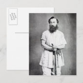 Carte Postale Samuel Baker, 1865 (Devant / Derrière)