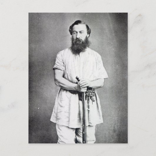 Carte Postale Samuel Baker, 1865 (Devant)