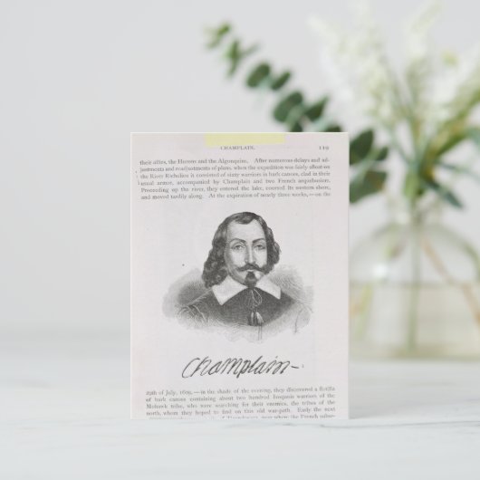 Carte Postale Samuel de Champlain (Debout devant)