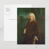 Carte Postale Samuel Richardson, 1747 (Devant / Derrière)