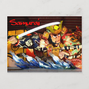 CARTE POSTALE SAMURAI