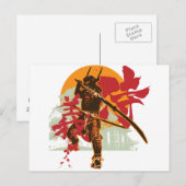 Carte postale Samurai6 (Devant / Derrière)