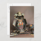 Carte Postale Samurai Armor, Muromachi Période c.1384 (Devant / Derrière)