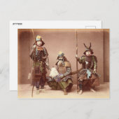 Carte Postale Samurai en armure (Devant / Derrière)